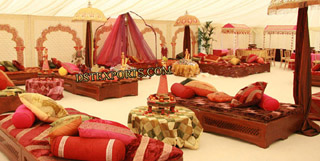 Asian Wedding Mehandi Night Stage Sets