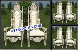 Wedding Birde & Groom Chair Set