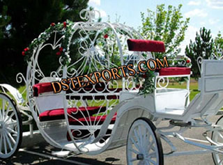 White Cindrella Carriage