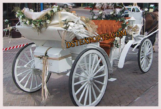 Beautiful Wedding Horse Carriage