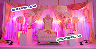 Asian wedding Elegance Stage Decorations