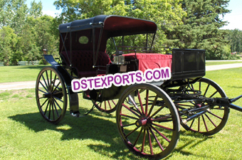 Indian Wedding Black Victoria Horse Carriage