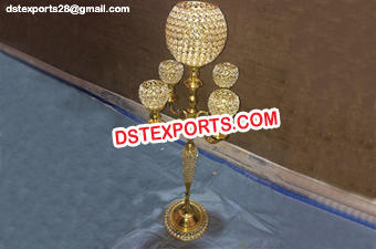 Different Style Wedding Golden Crystal Candelabra