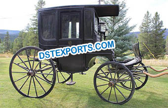 Historic Covered Wedding  Horse Carriage