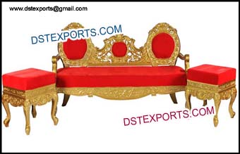 Shahi Wedding Gold Metal Furniture