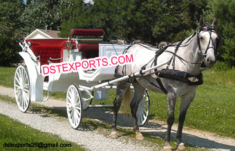 English Wedding Victoria Horse Buggy