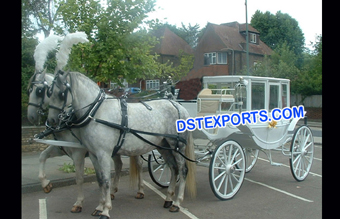 Two Seater Victoria Horse Drawn Carriage