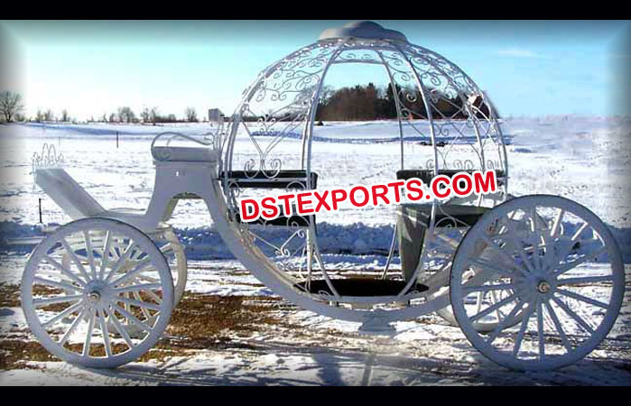 English Wedding Cinderella Horse Carriage