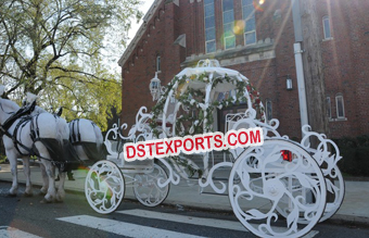 Latest Wedding Cinderella Horse Buggy