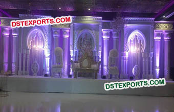 Asian Wedding Stage Set Decor