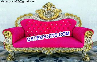 Latest Wedding Brass Metal Sofa