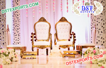 Bollywood Style Mandap Chairs Set For Wedding
