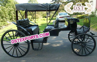 Black Victoria Horse Drawn Carriages For Sale