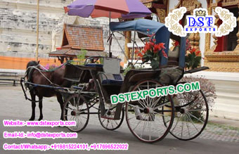 English Touring Horse Drawn Buggy