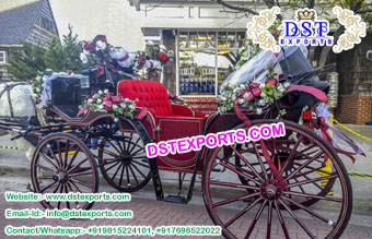 Exclusive Wedding Victoria Horse Carriages