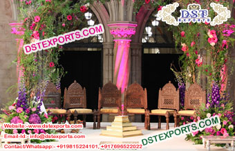 Unique Design Wedding Mandap Chairs Set