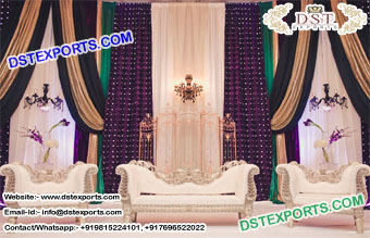 Muslim Wedding Walima Stage Decoration