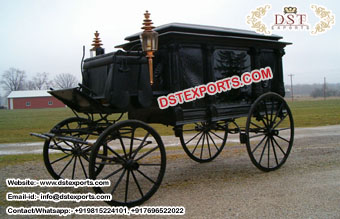 Black Funeral Horse Buggy Maker