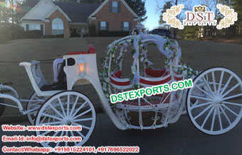 English Wedding Cinderella Horse Drawn Buggy