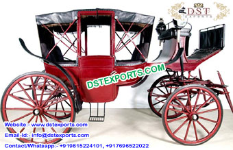 Royal Wedding Horse Drawn Covered Buggy