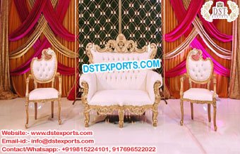 Bollywood Wedding High Back Furniture Set