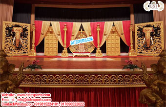 Grand Srilankan Wedding Stage Decor