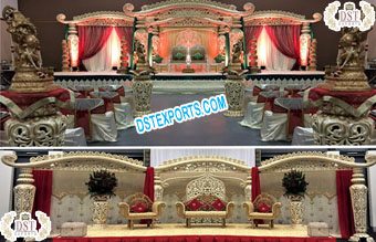 Grand Hindu Wedding Mustache Mandap/Stage Dallas