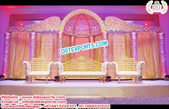 Arabian Wedding Ceremony Half Dome Stage Decor