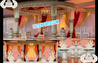 Indian Wedding FRP Pillar Mandap Fiji