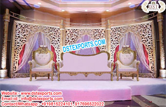 New Muslim Mehraab Wedding Stage Frames