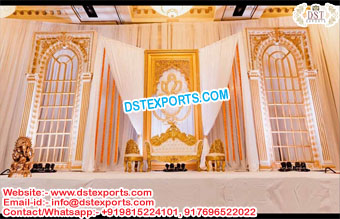 Modern View Wedding Window Stage Frame