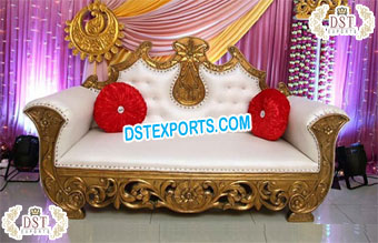 Designer Wedding Reception Stage Couch