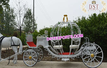 Lovely Pumpkin Style Cinderella Carriage