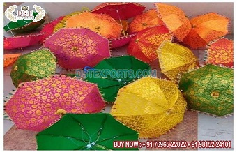 Wholesale Golden Printed Umbrellas For Event Decor