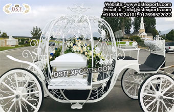 Classy Cinderella Coffin Carriage for Last Rites