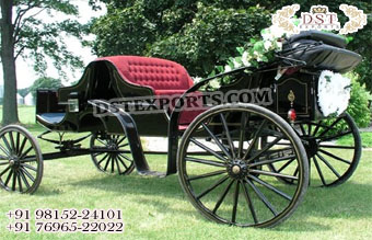 Stylish Open Style Horse Drawn Phaeton Carriage