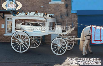 Classic Coffin Horse Drawn Carriage Bahamas