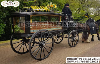 Exclusive Black Horse Hearse For Last Ride