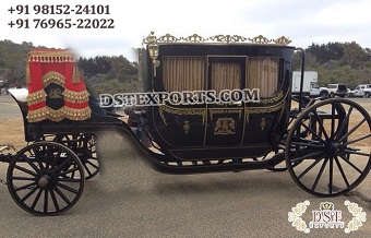 Deluxe Style Horse Driven Empire Coach Carriage